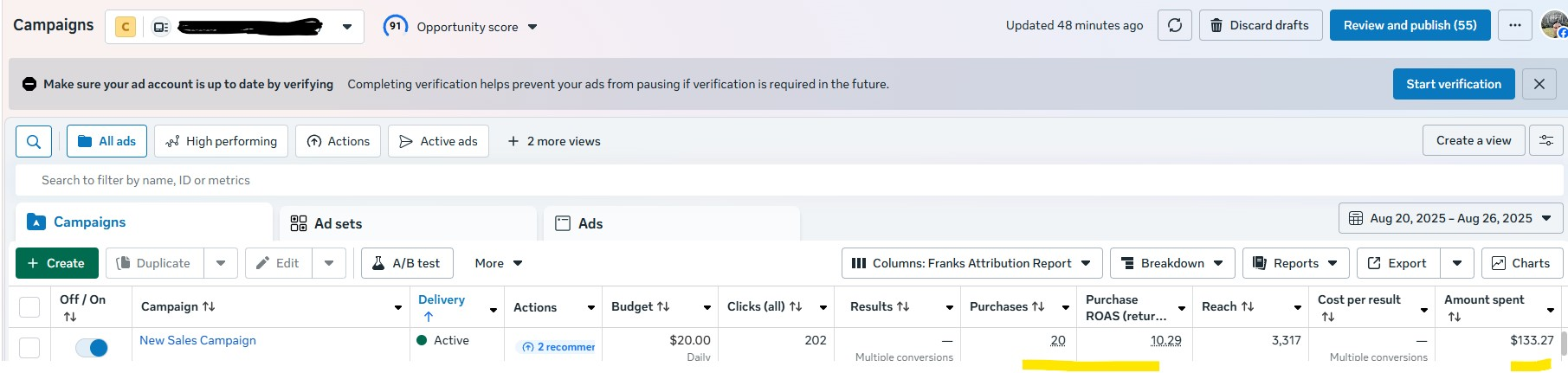 FB Proof of ROAS CT 2
